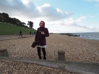 Such a windy day at Whitstable